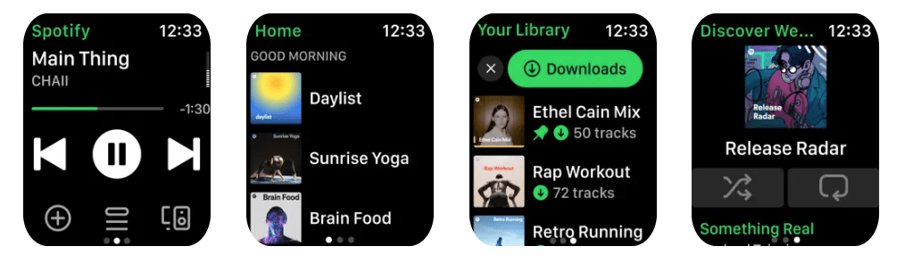 Spotify Apple Watch App